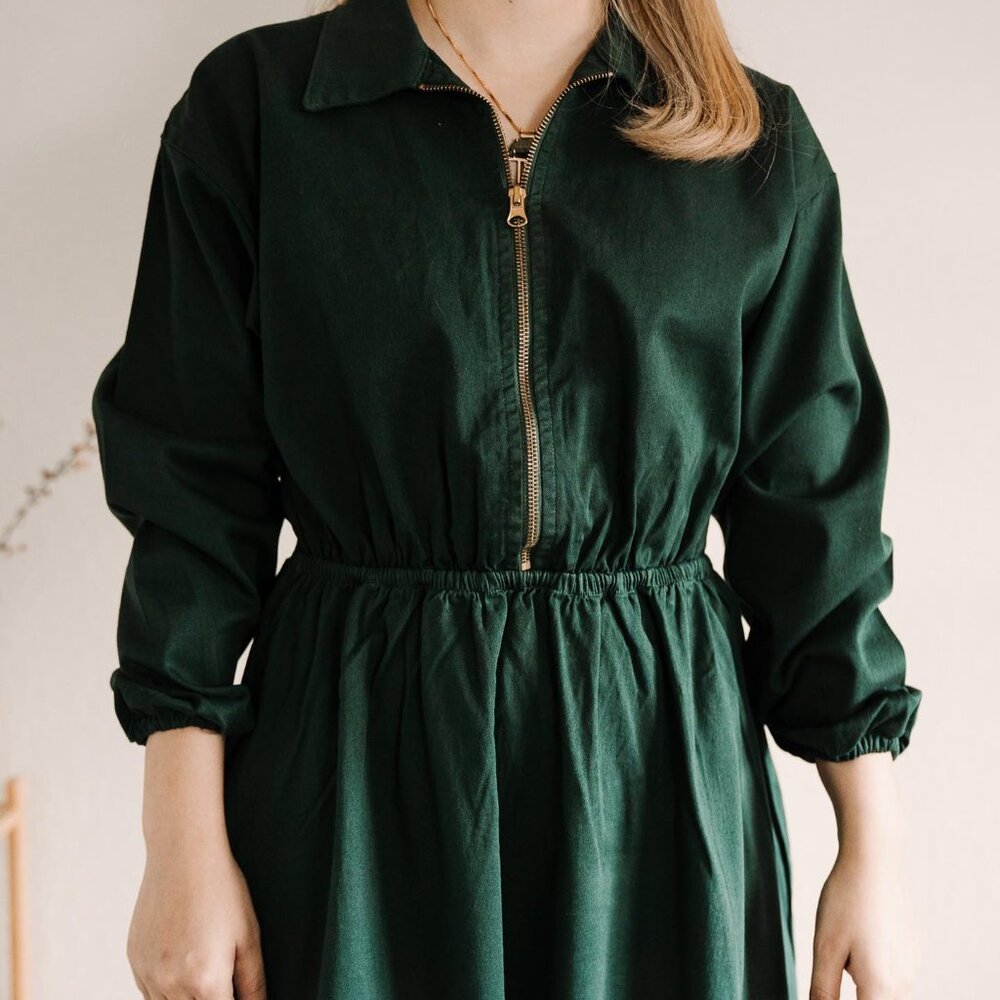 Mien Studios Maison Midi Dress - Jade